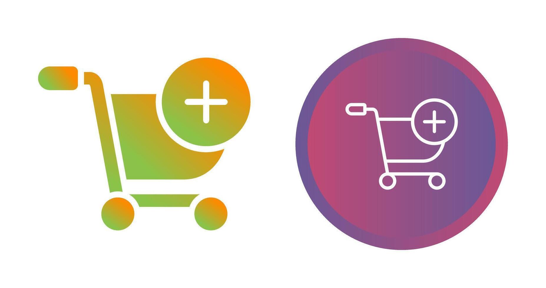 Shoping Cart Add Vector Icon