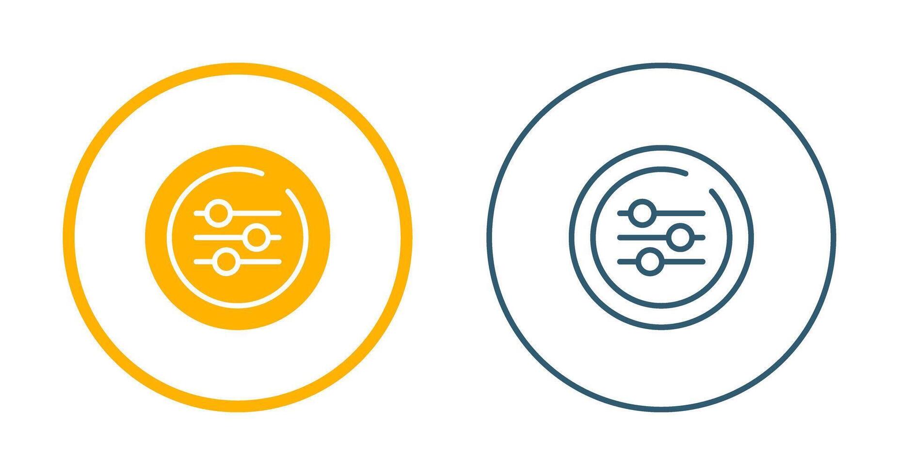 Equalizer Circle Vector Icon