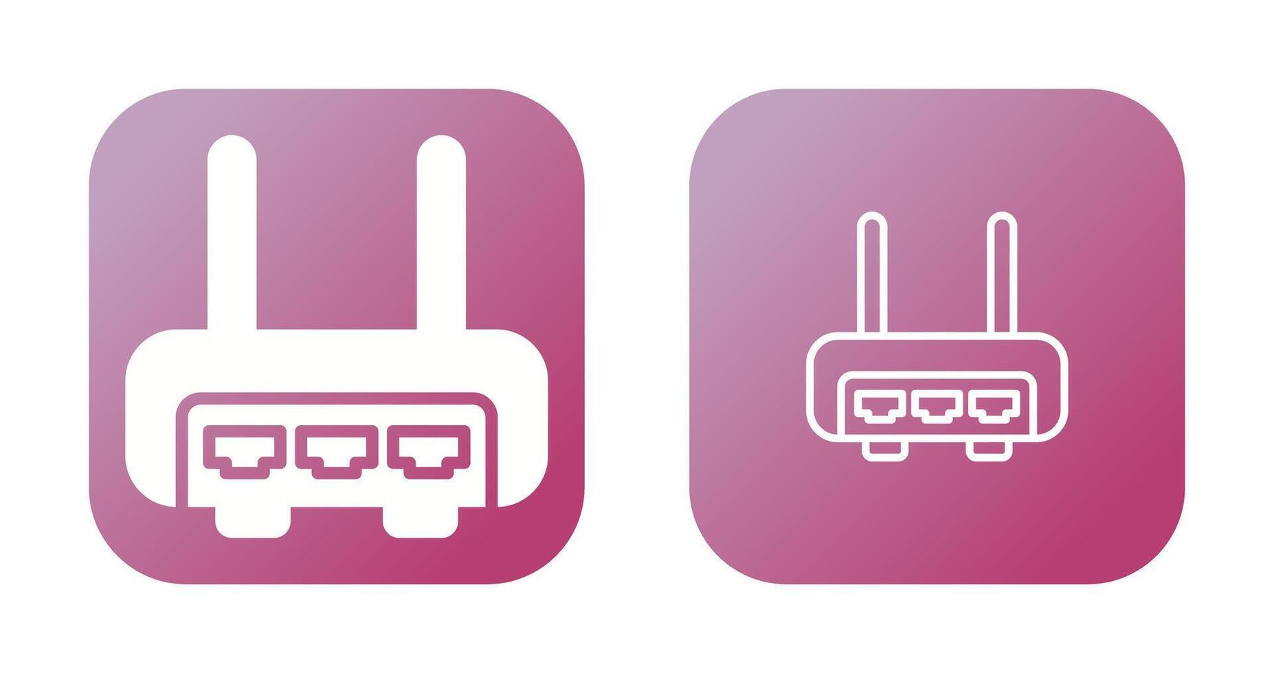 Router Vector Icon