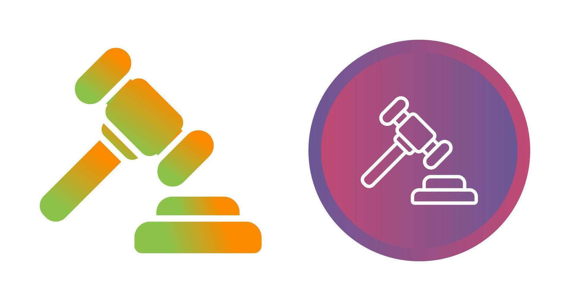 Gavel Vector Icon