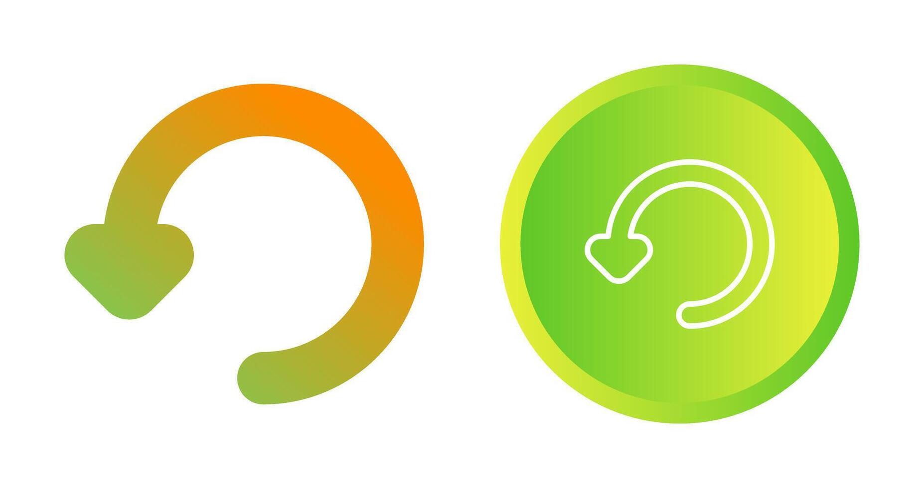 Rotate Left Vector Icon