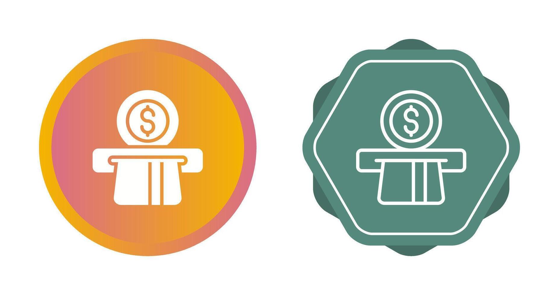 Automated Teller Machine Vector Icon