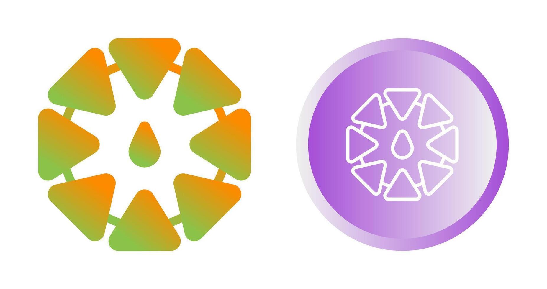 Color Wheel Vector Icon