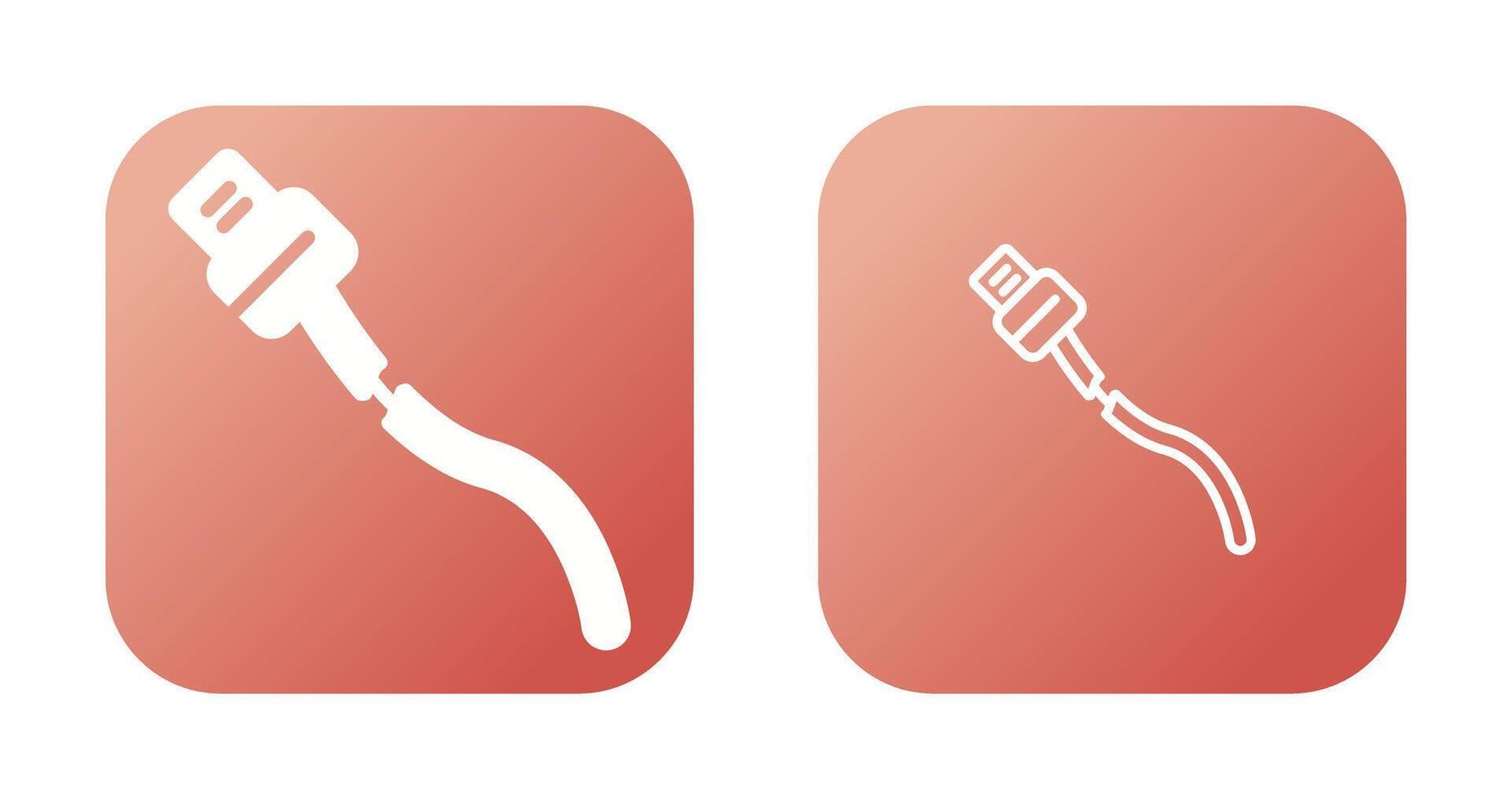 Broken Cable Vector Icon