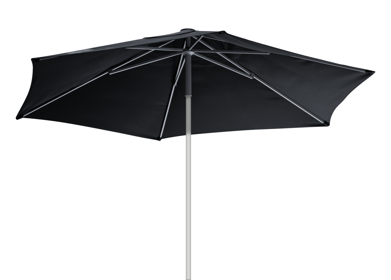 Black beach umbrella png