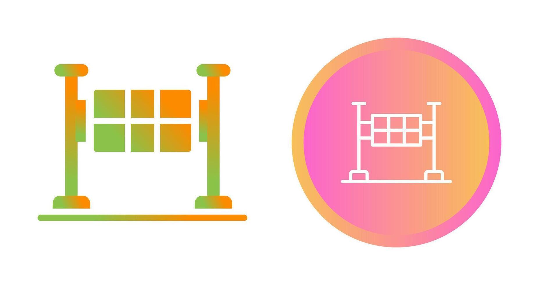 Finish Line Vector Icon