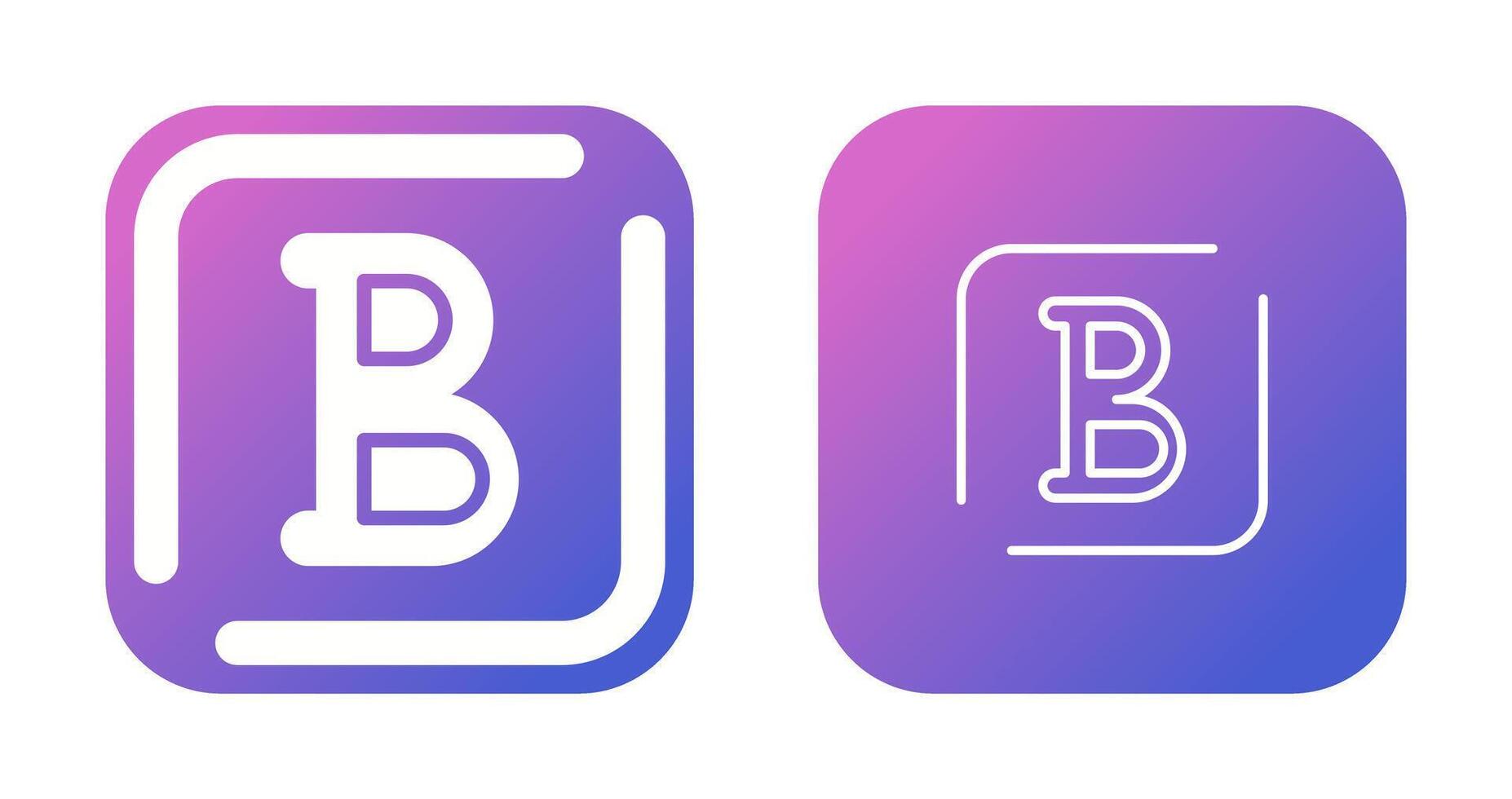 Bold Vector Icon