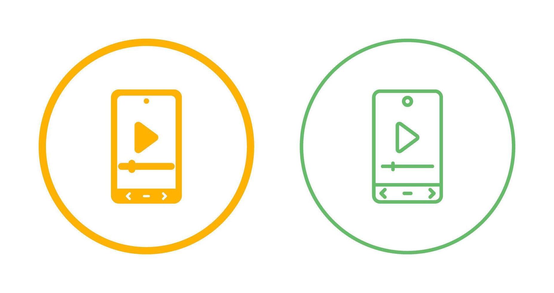Video Player Vector Icon