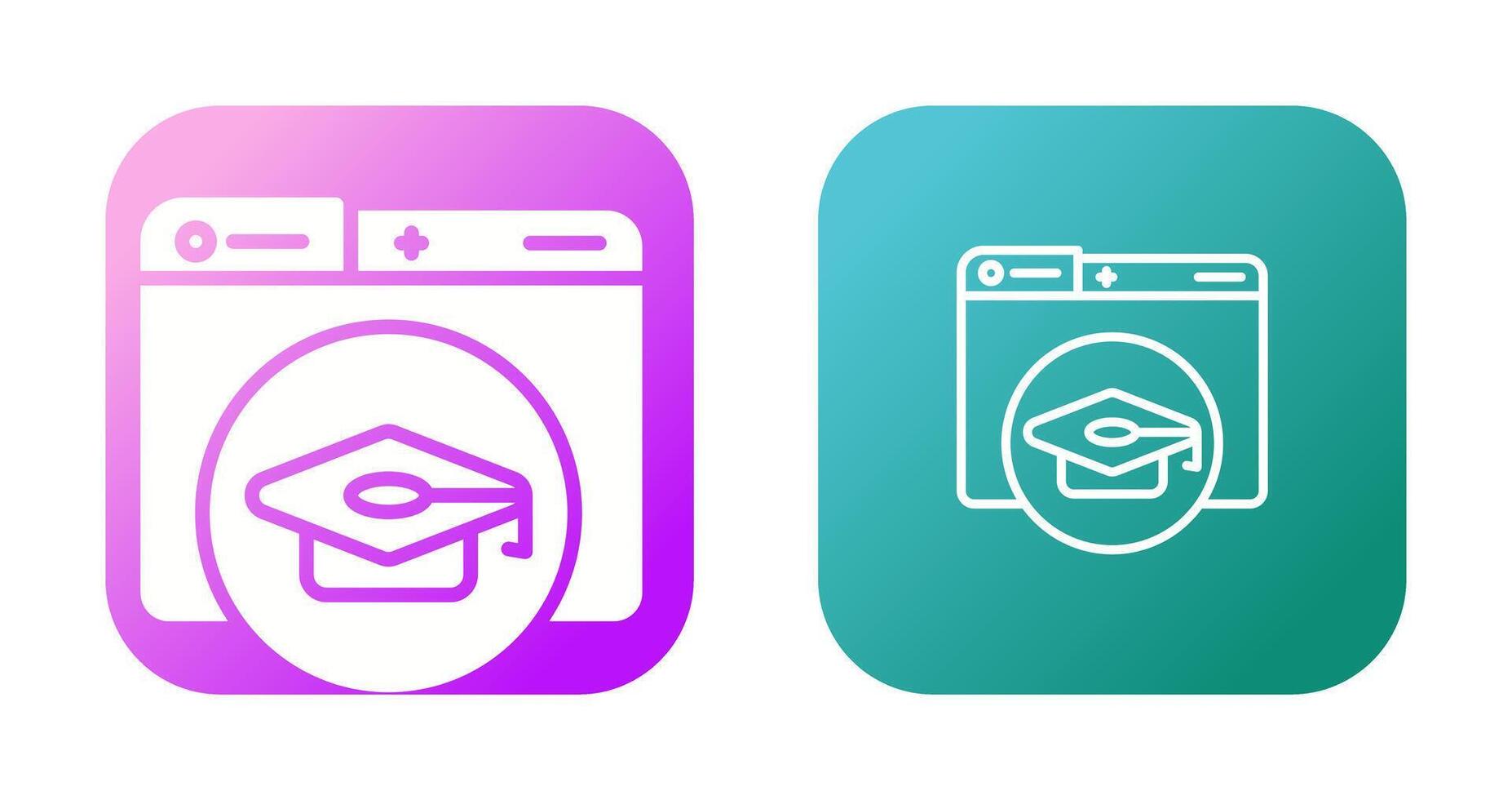 Online Education Vector Icon