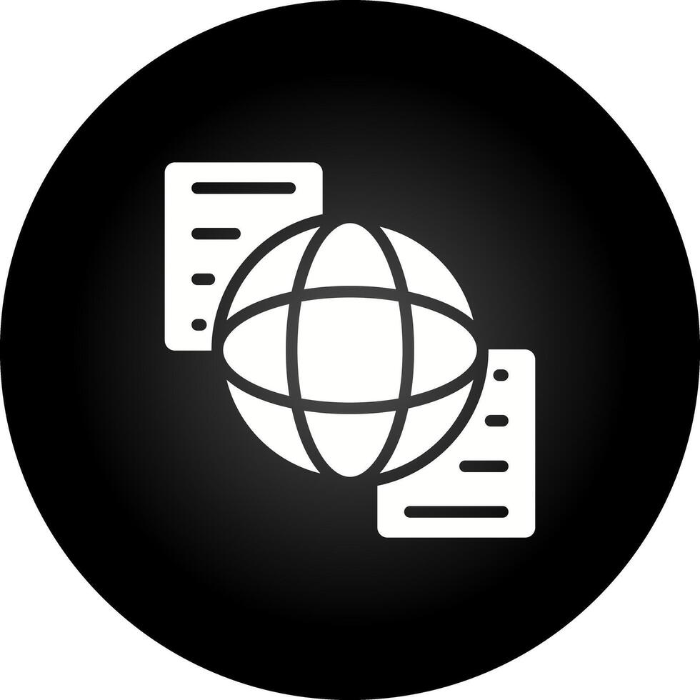 Document Sharing Vector Icon