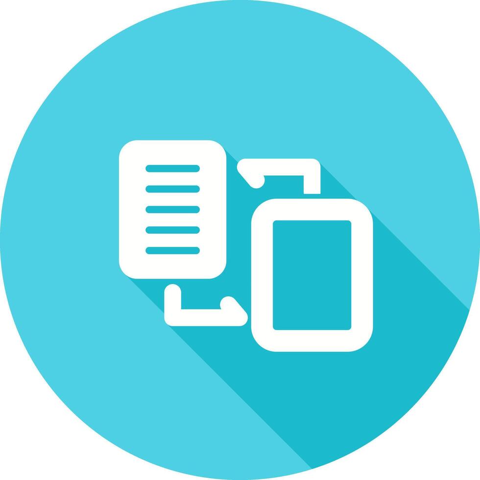 Document Migration Vector Icon