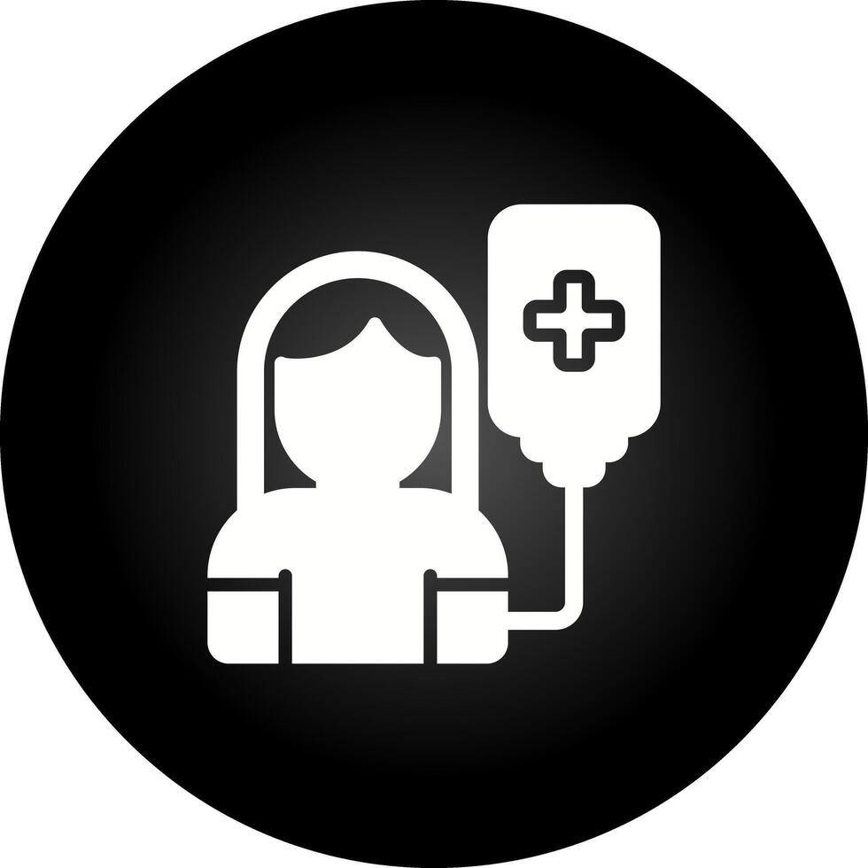 icono de vector de donación de sangre