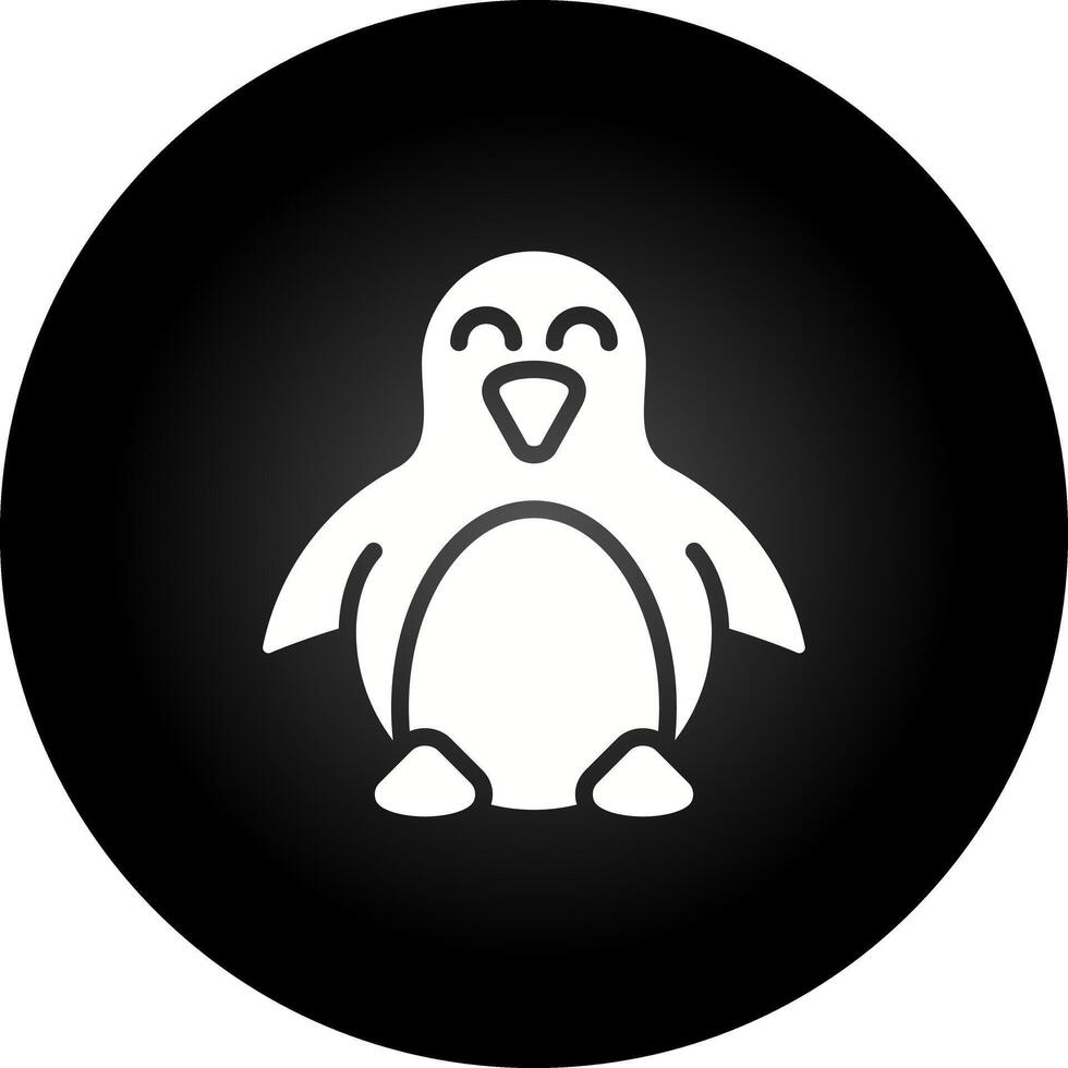 icono de vector de pingüino