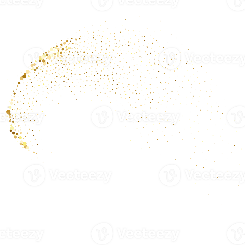 cintilante estrelas com dourado cintilante redemoinhos, brilhante brilhar Projeto. mágico movimento, espumante linhas . png