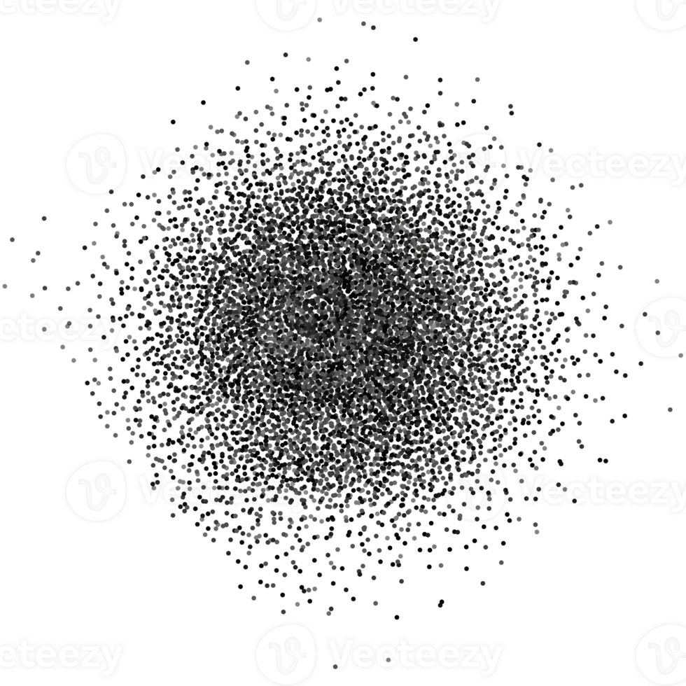 Gradient noise grain texture stains, black and white dotted spray shades, and sand dust spots. png