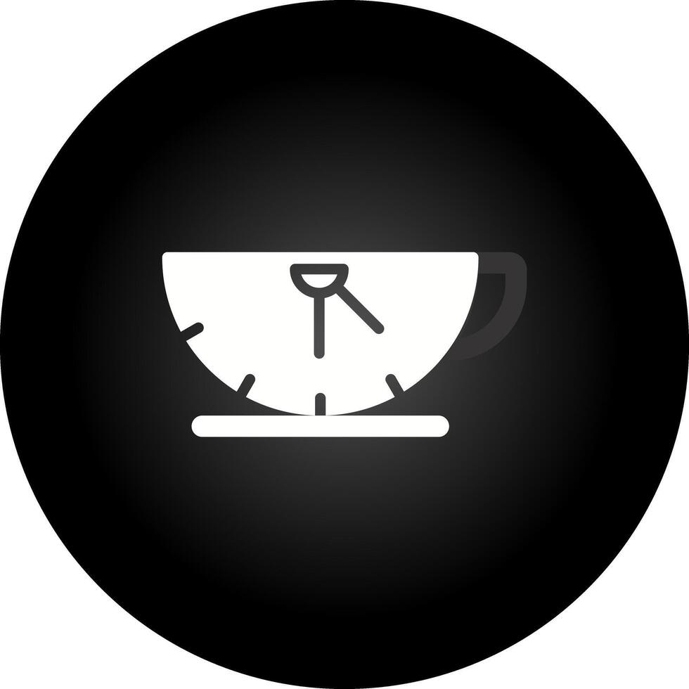 icono de vector de tiempo de café