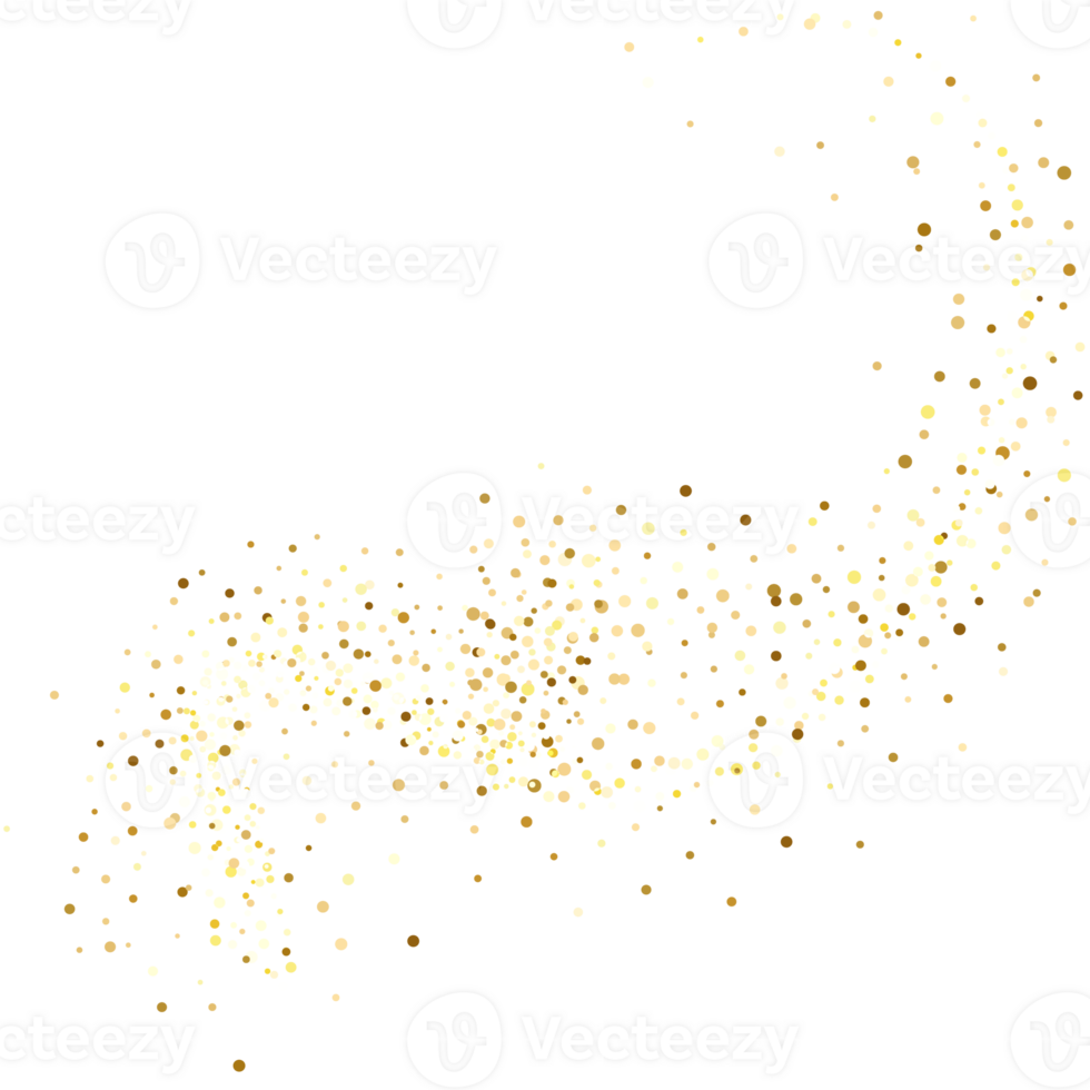 luccicante stelle con d'oro scintillante vortici, brillante luccichio design. magico movimento, scintillante Linee . png