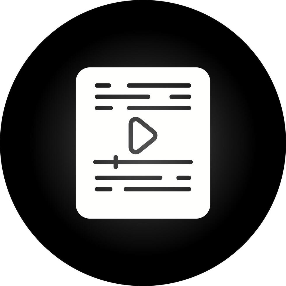 Video Vector Icon