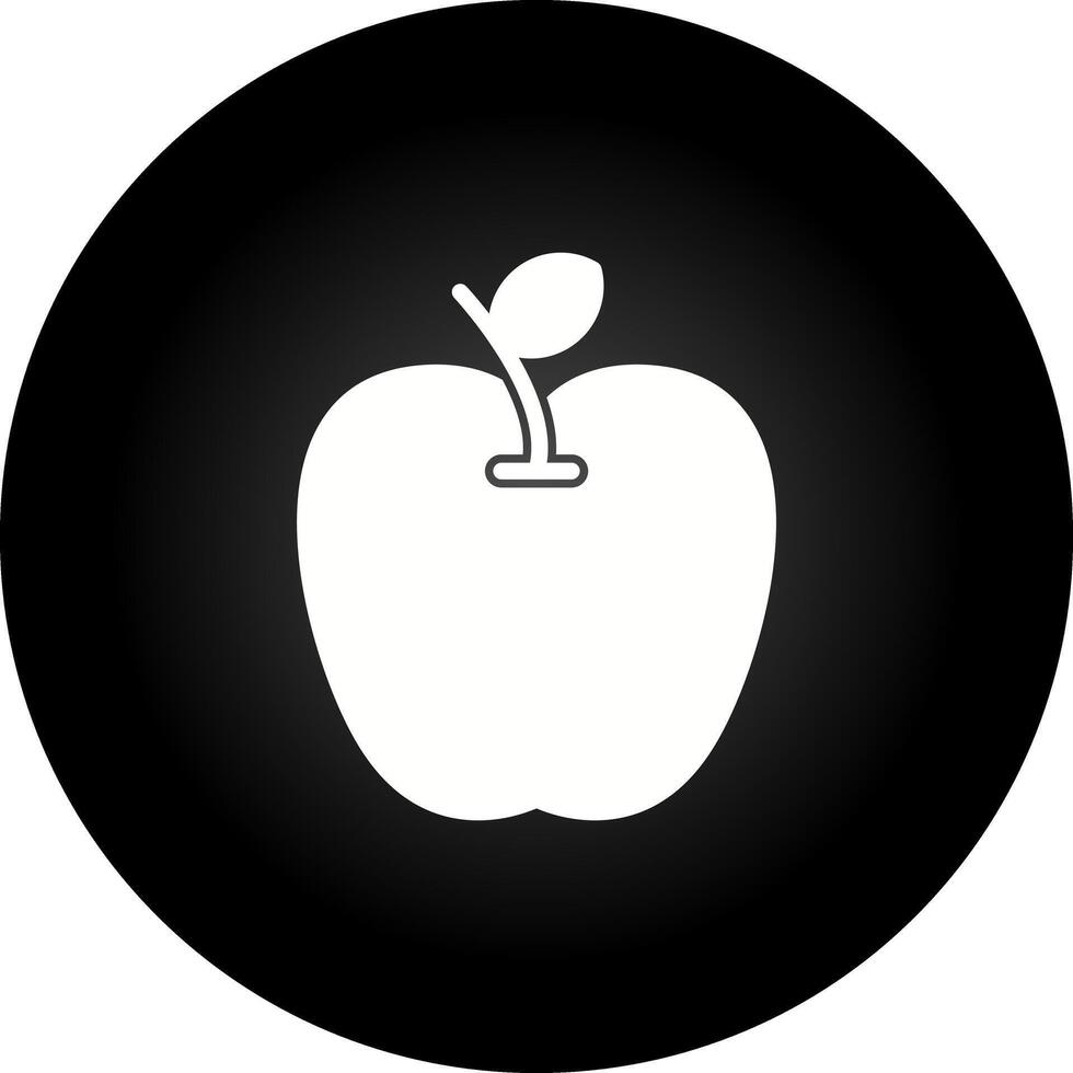 icono de vector de manzana