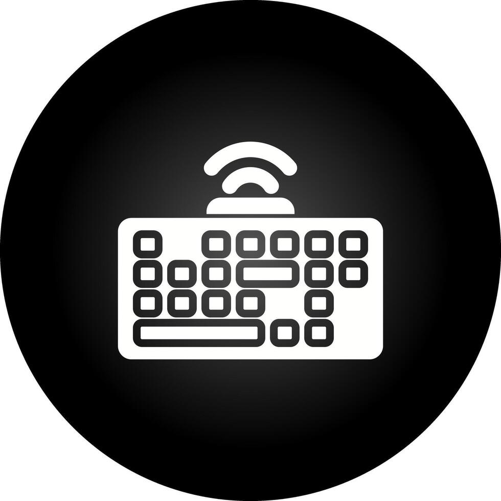 icono de vector de teclado