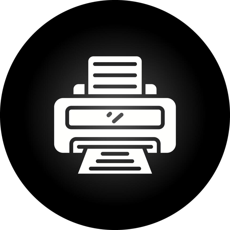 icono de vector de impresora