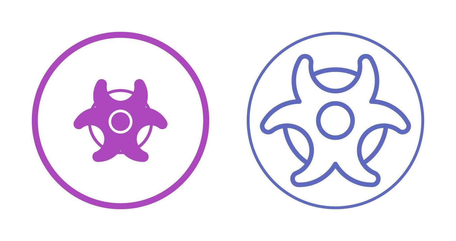 Biohazard symbol Vector Icon
