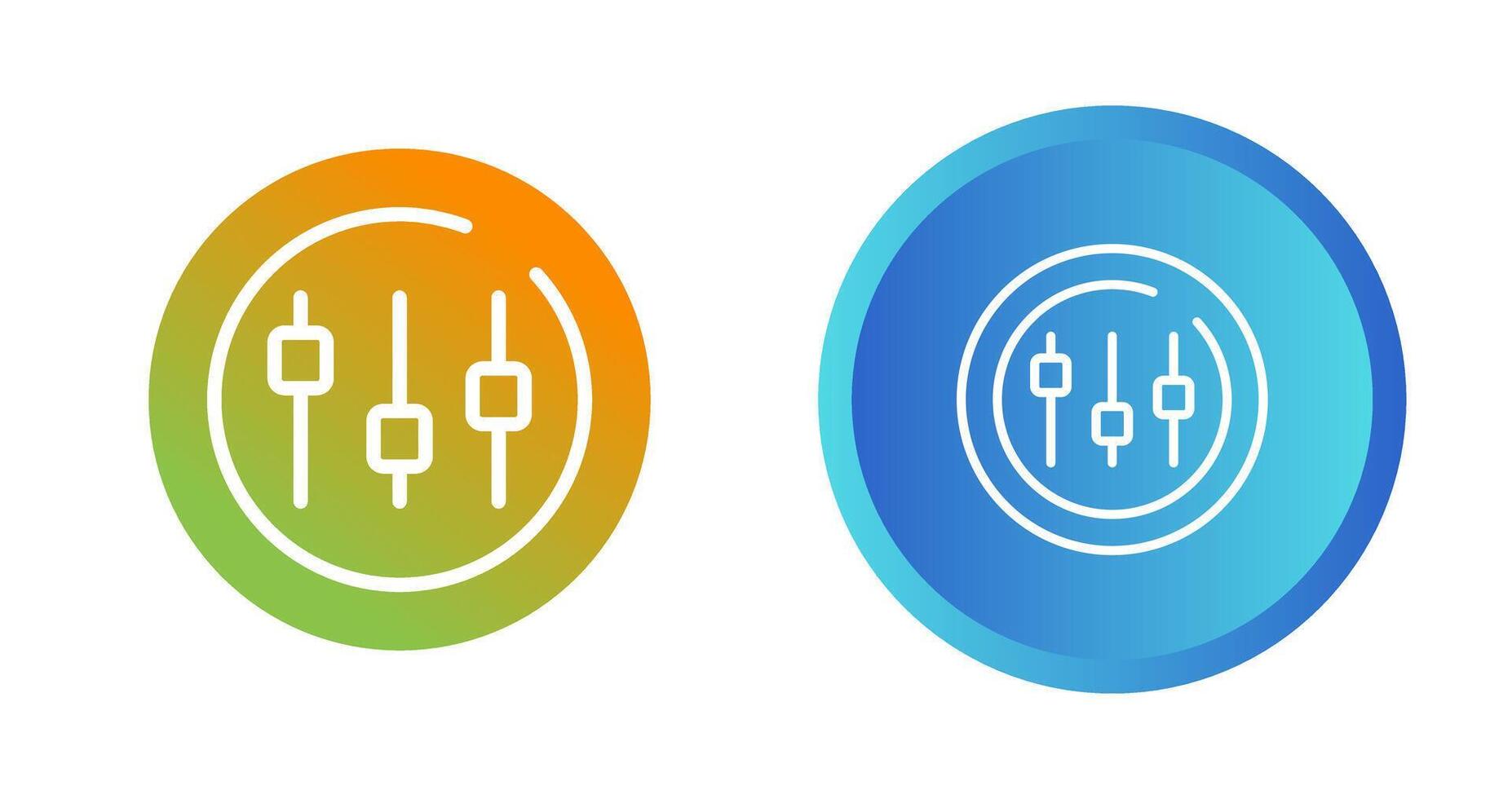 Music Equalizer Circle Vector Icon