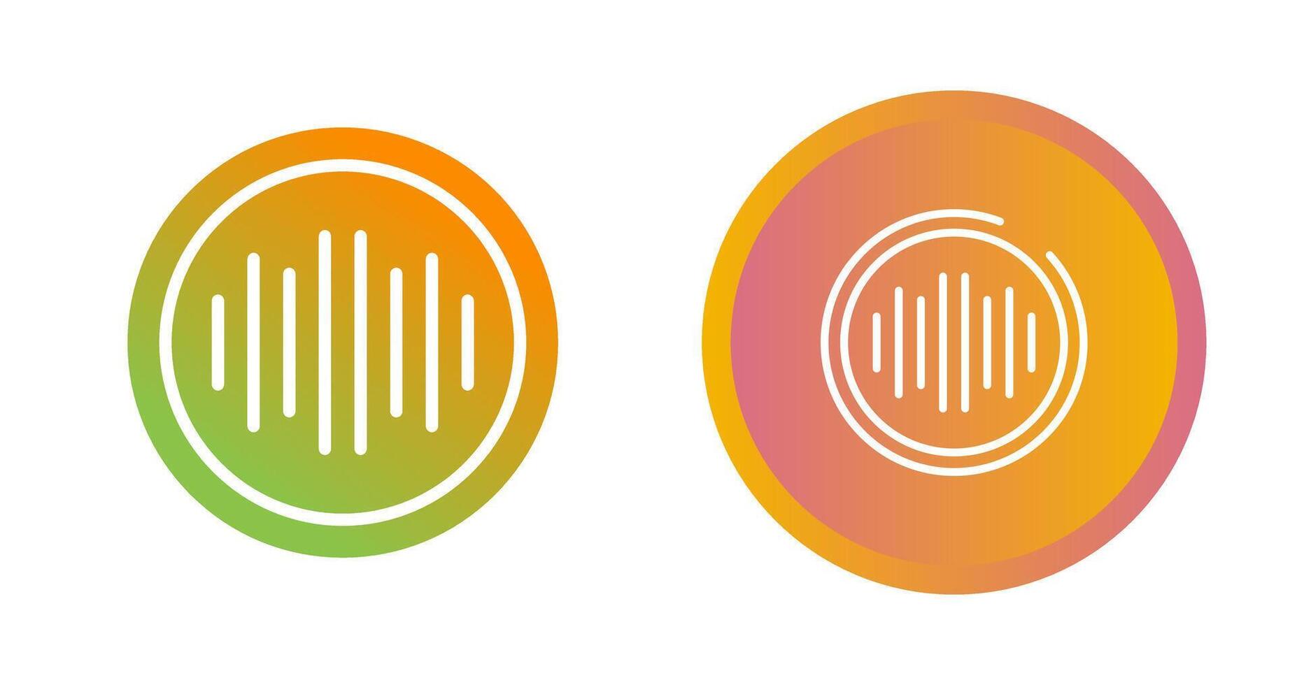 Audio Spectrum Vector Icon