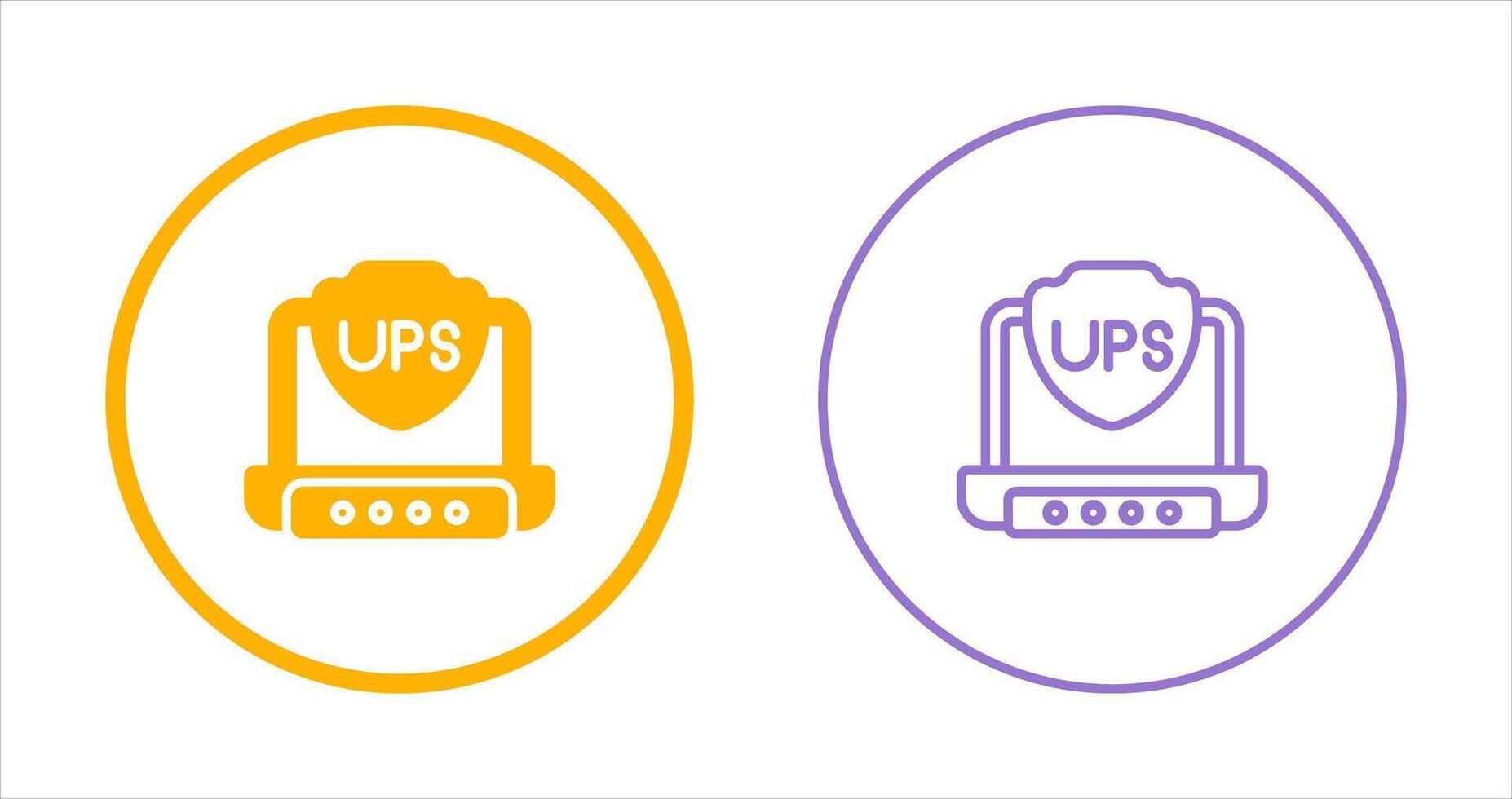 UPS Vector Icon