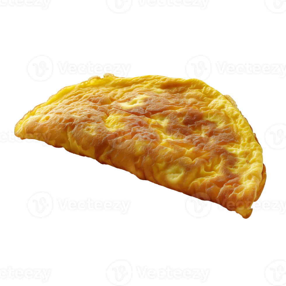 AI generated Omelet Isolated on transparent background png