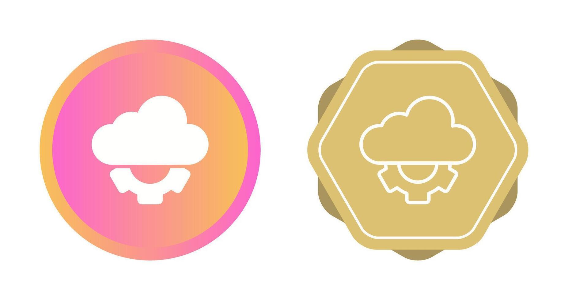 Cloud API Vector Icon