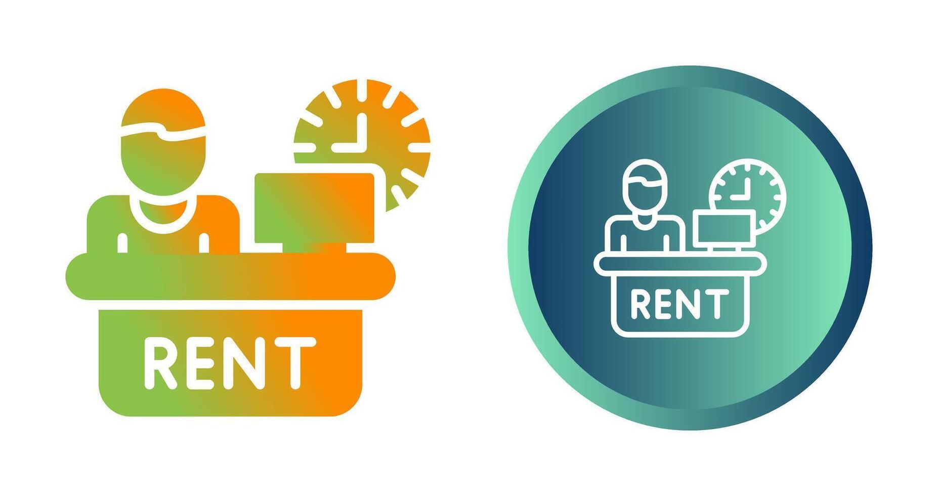 Rental Service Vector Icon