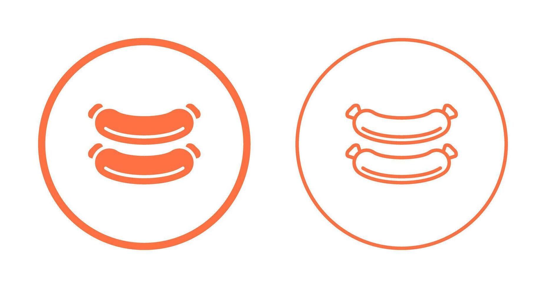 Sausage Vector Icon