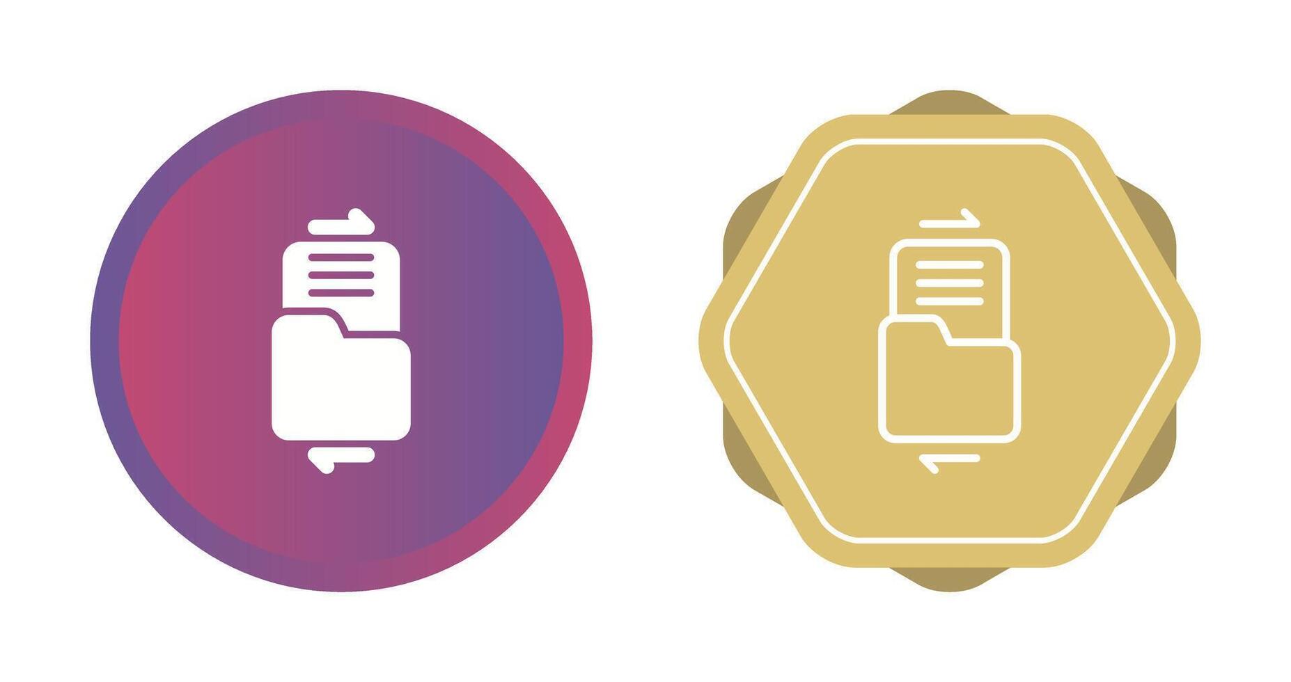 File Sharing Vector Icon