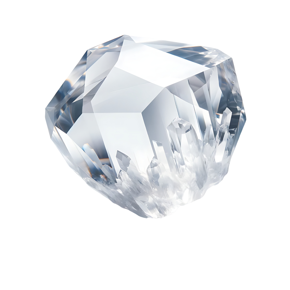 AI generated Crystal png, gem stone transparent background, gemstone isolated png