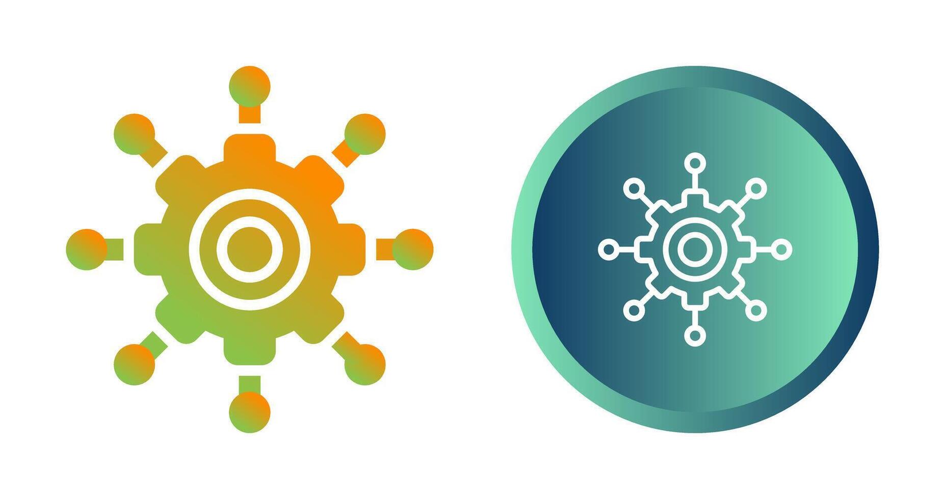 Microservices Vector Icon