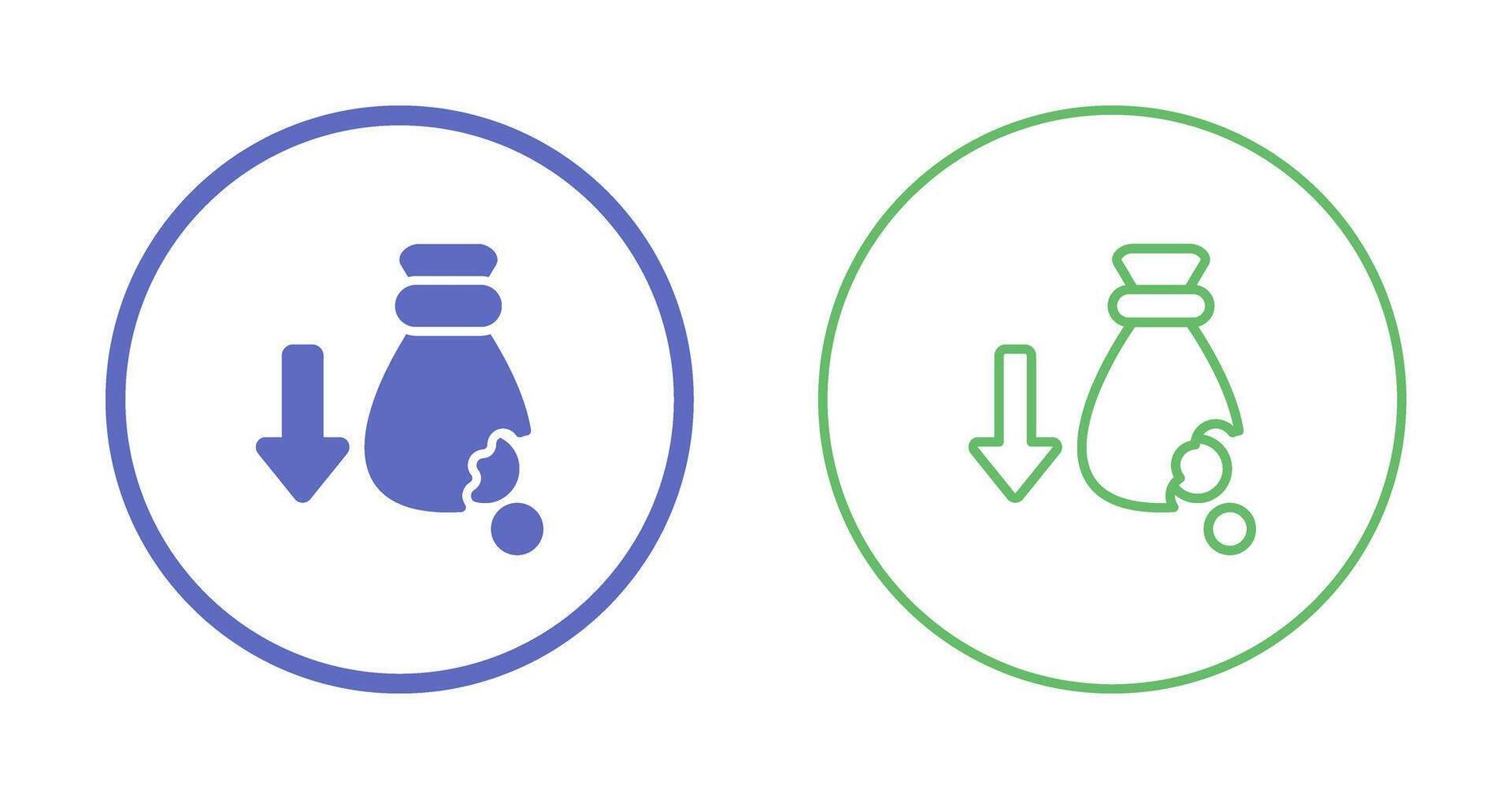 Financial Loss Vector Icon
