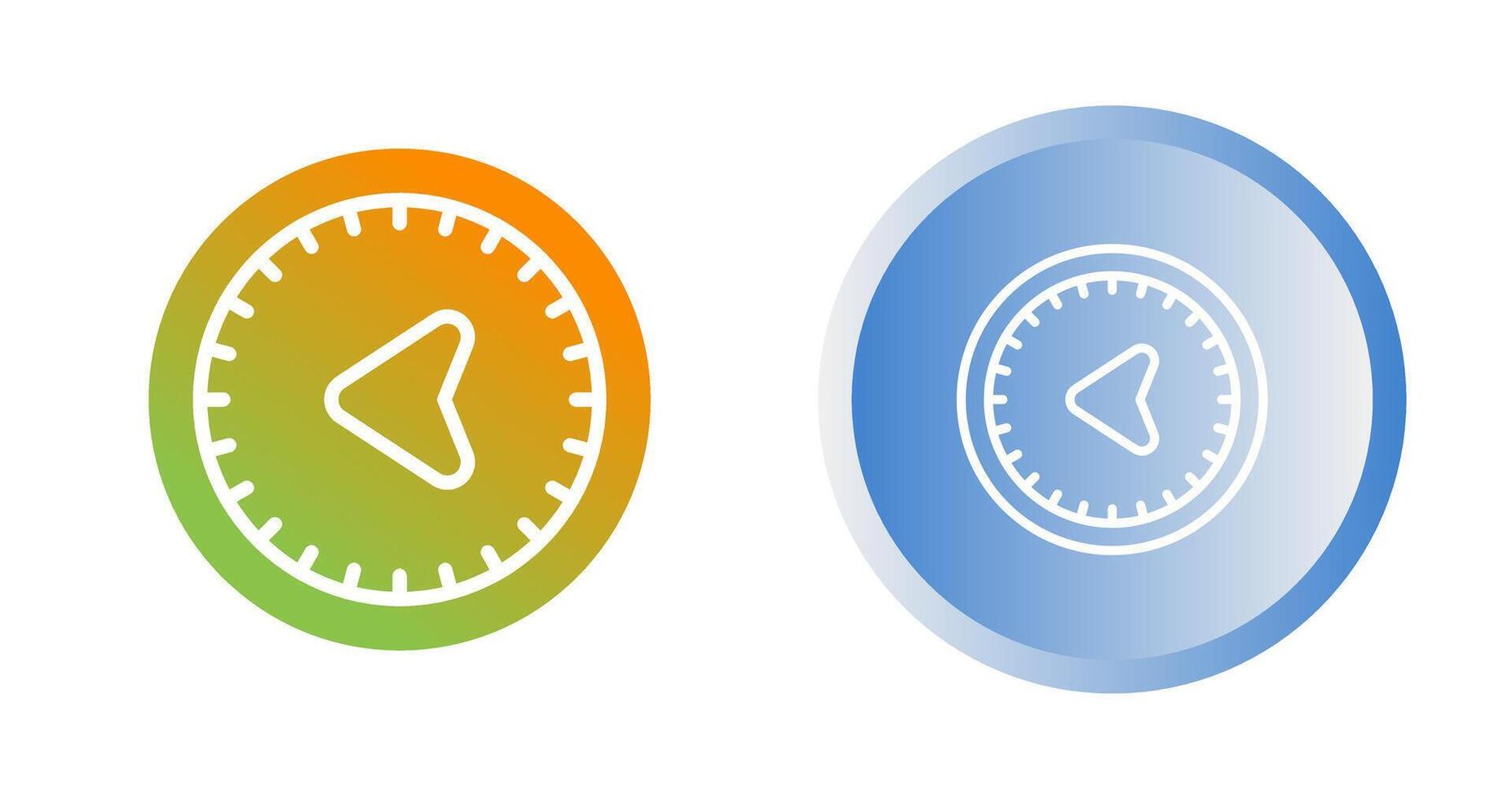 West Vector Icon