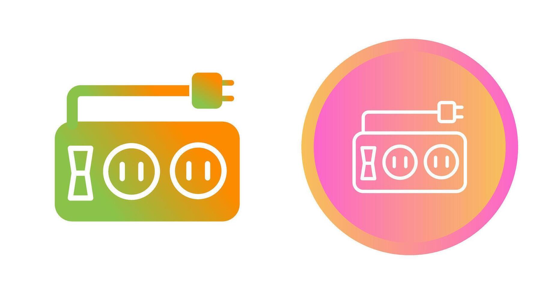 Power Strip Vector Icon