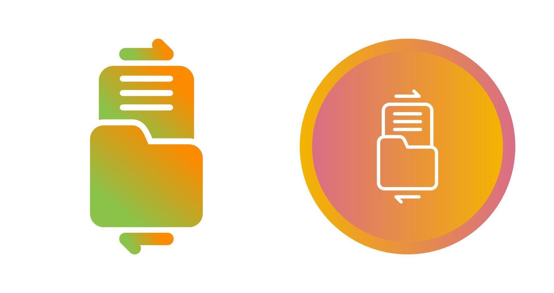 File Sharing Vector Icon