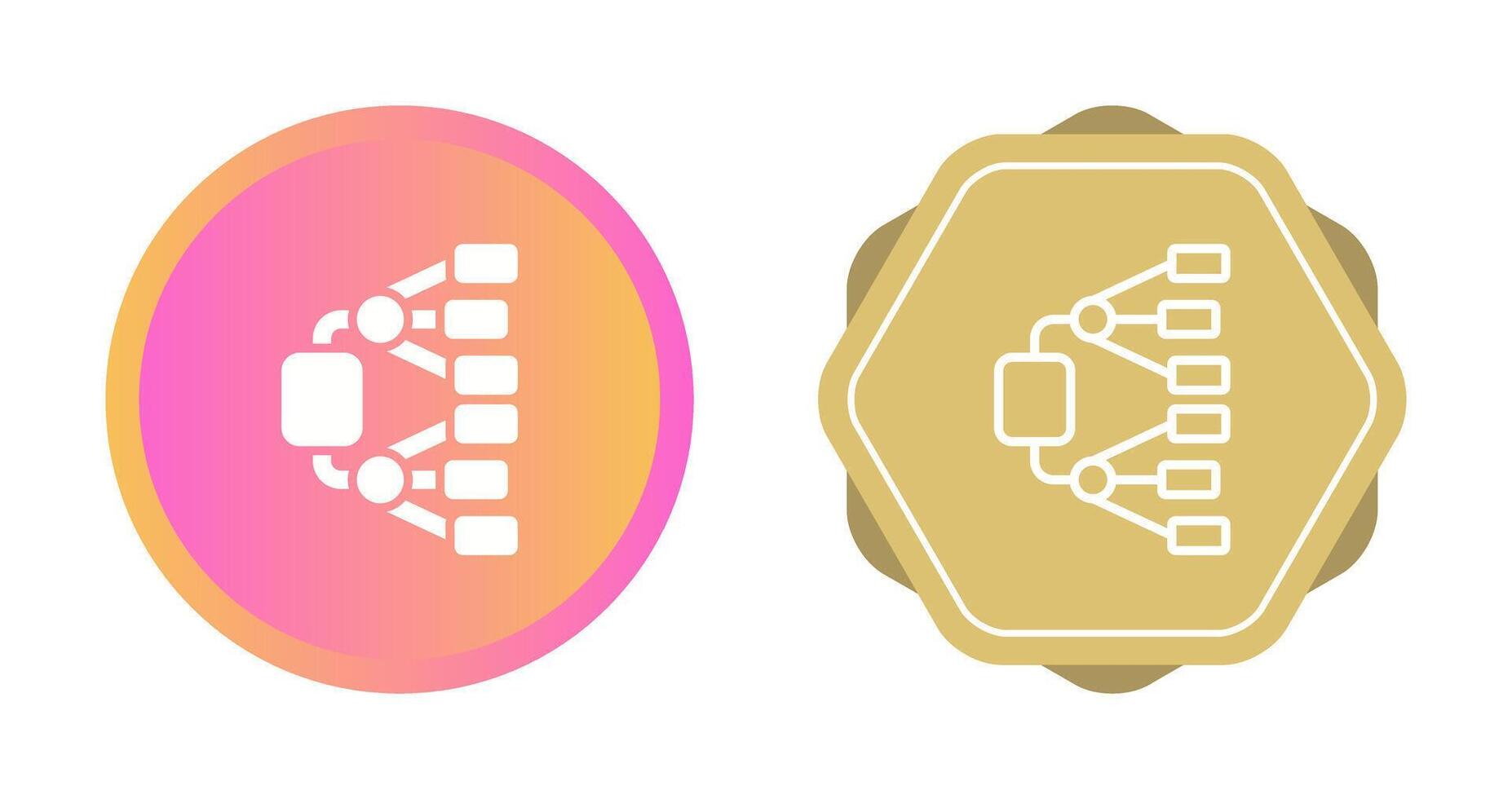 Network Diagram Vector Icon
