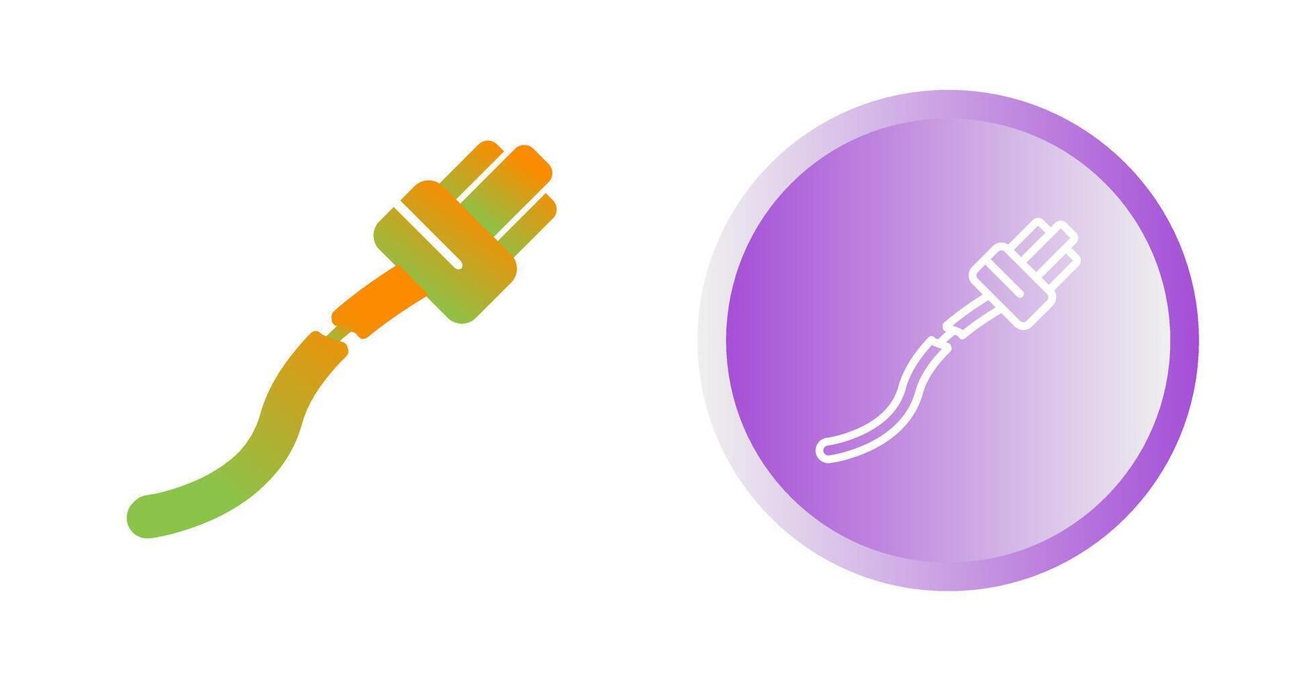 Broken Cable Vector Icon