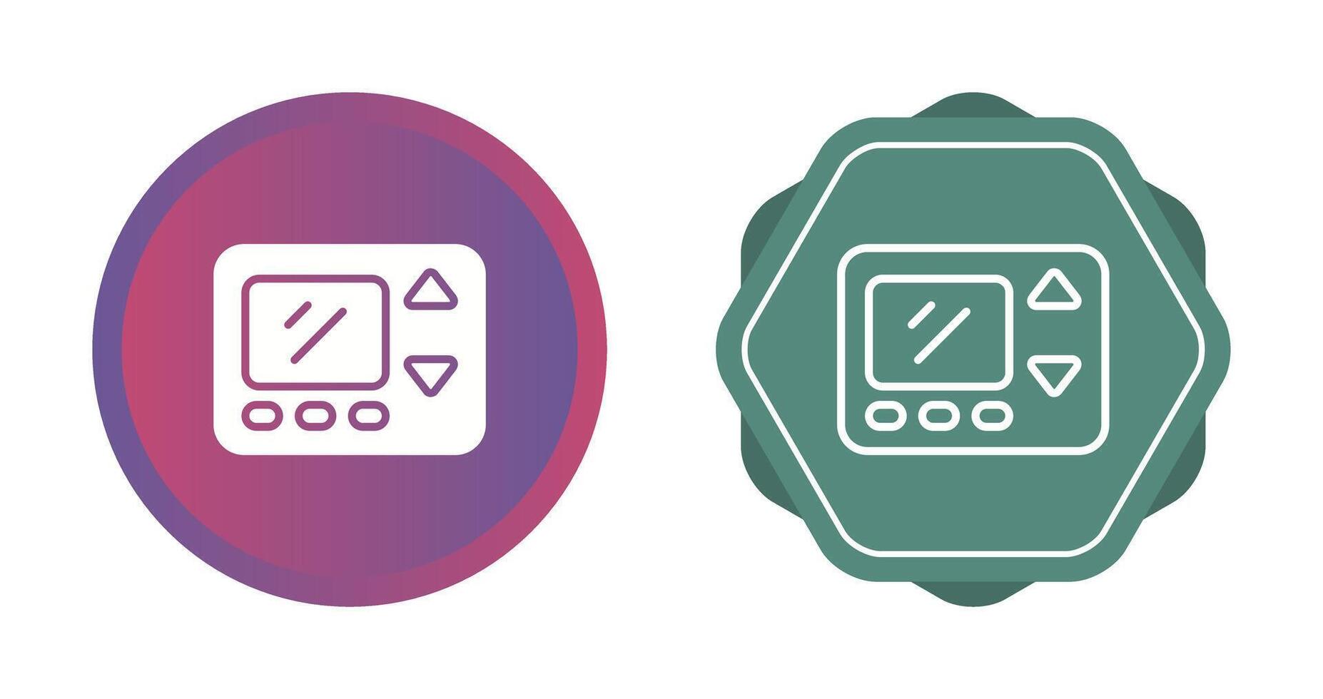 Smart Thermostat Vector Icon