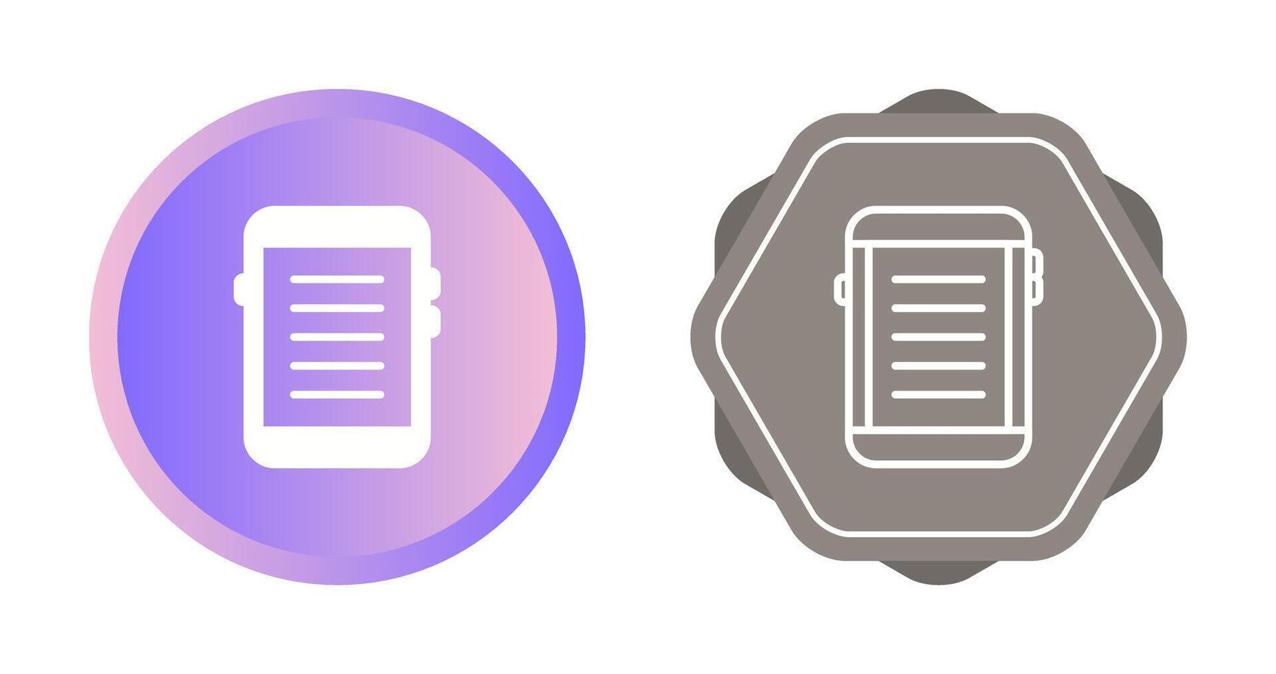 E-reader Vector Icon