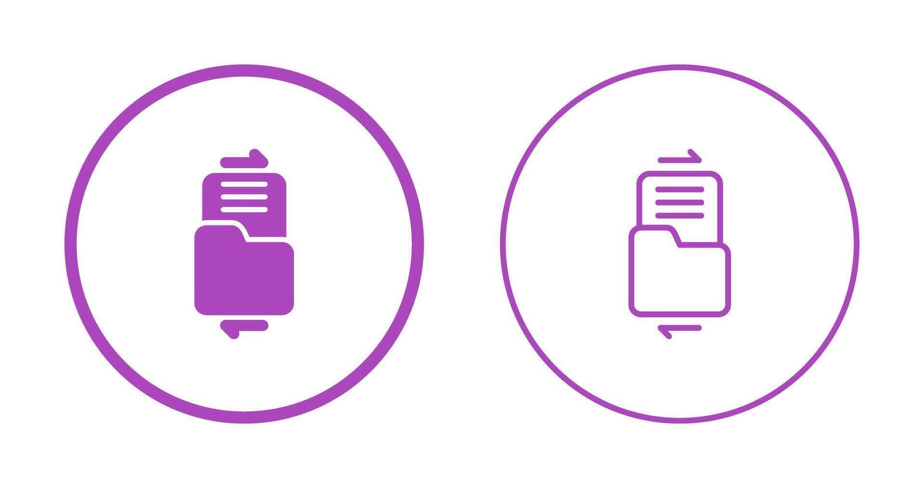 File Sharing Vector Icon