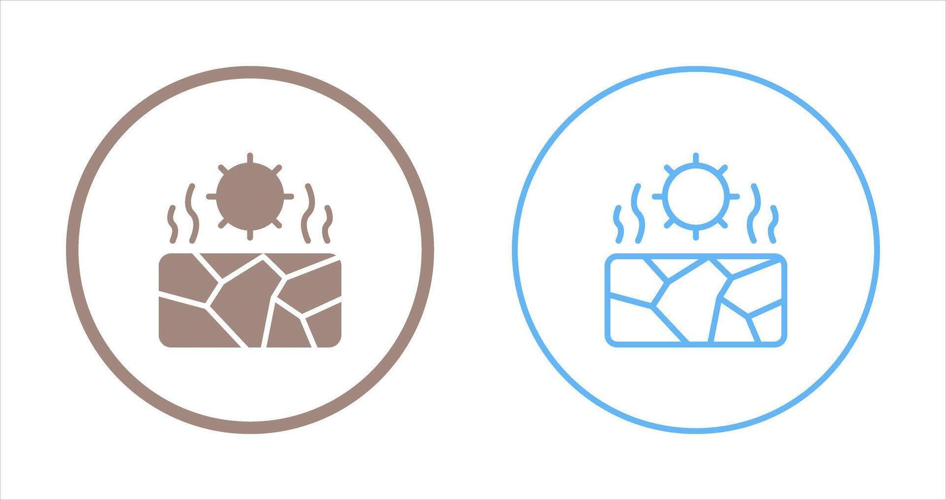 Drought Vector Icon