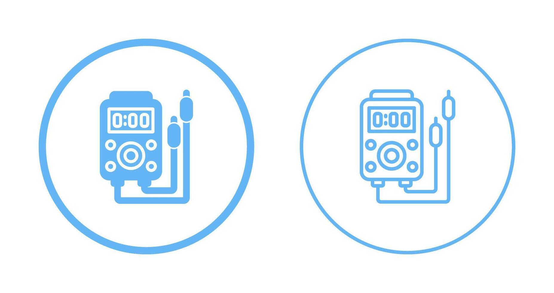 toma de corriente ensayador vector icono