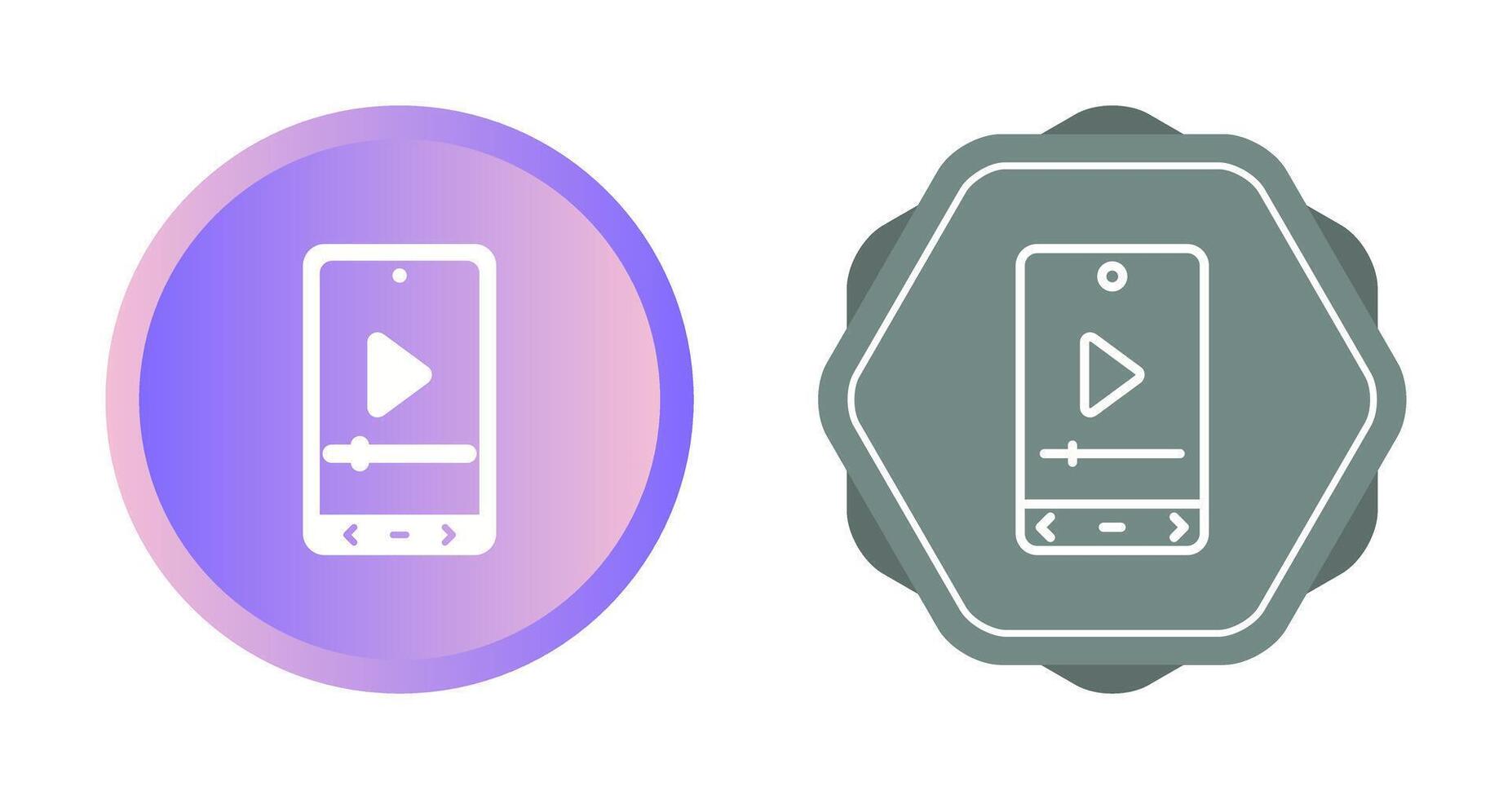 Video Player Vector Icon