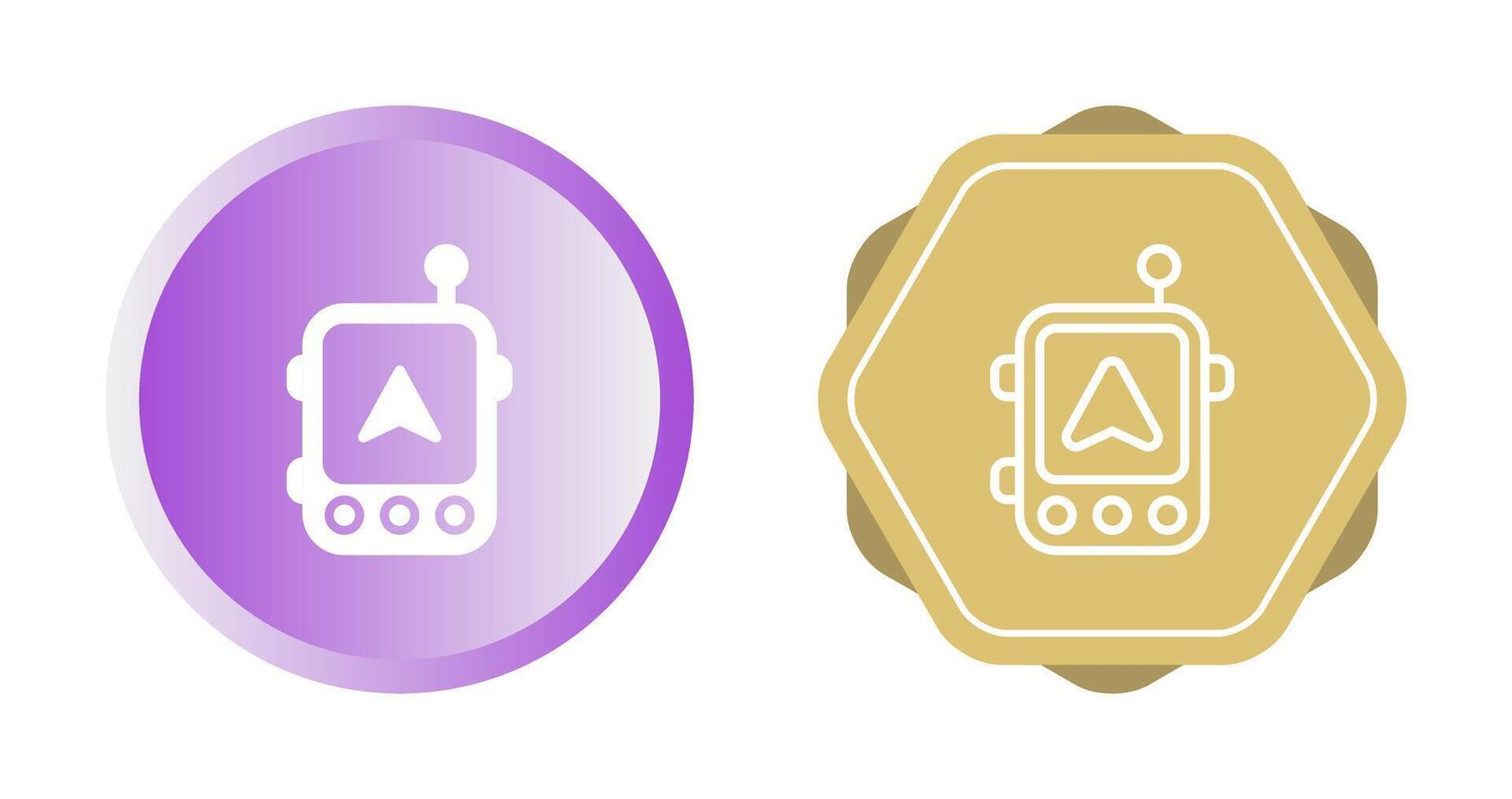 GPS Navigation Device Vector Icon