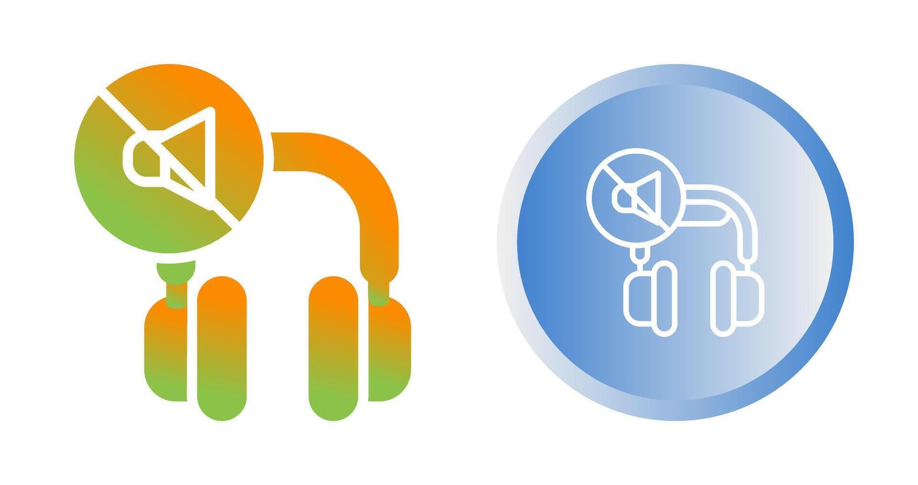 Noise-Canceling Headphones Vector Icon